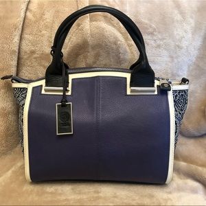 Vince Camuto Classic Blue Satchel